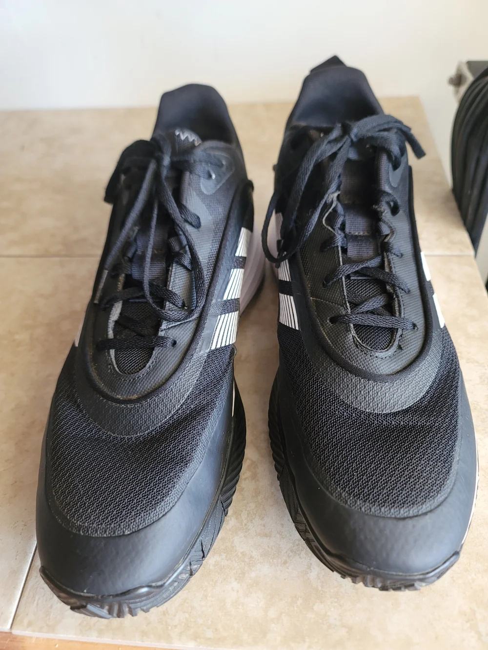 Adidas Men’s Black Lightweight Running Shoes